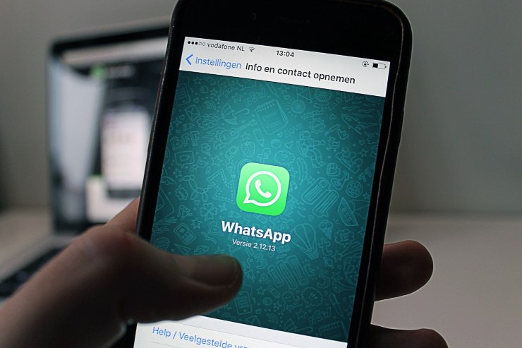 Illustrazione dell'accensione di Whatsapp su un cellulare (Pixabay)