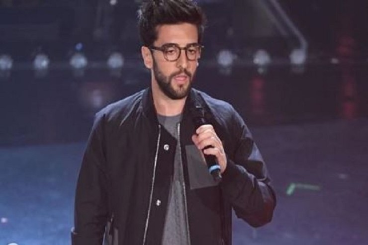 Piero Barone a Sanremo nel 2019 (Schrenshoot della trasmissione)