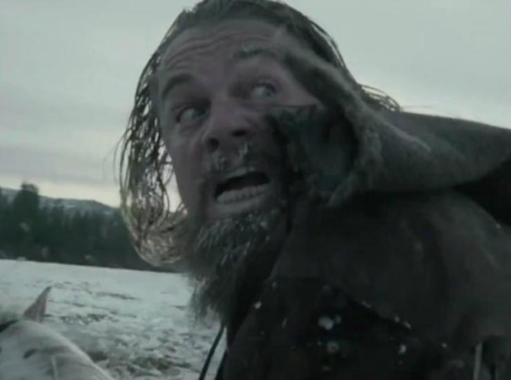 Leonardo DiCaprio in The Revenant