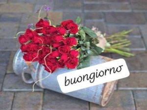 buongiorno con i fiori